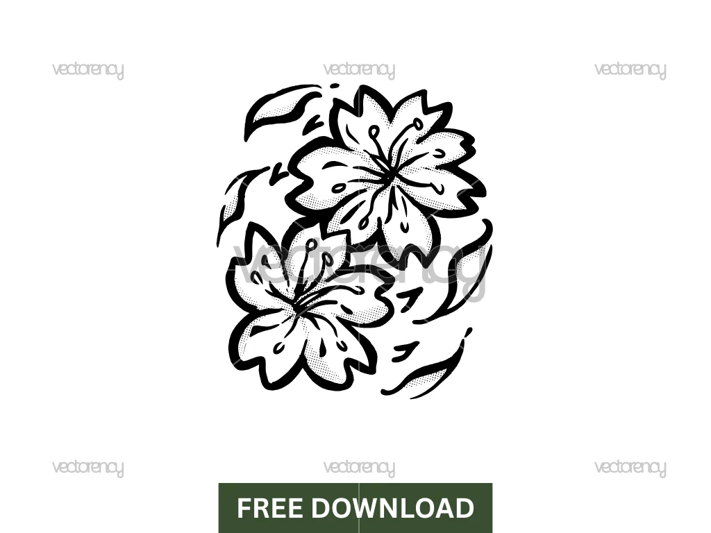 Cherry Blossom SVG