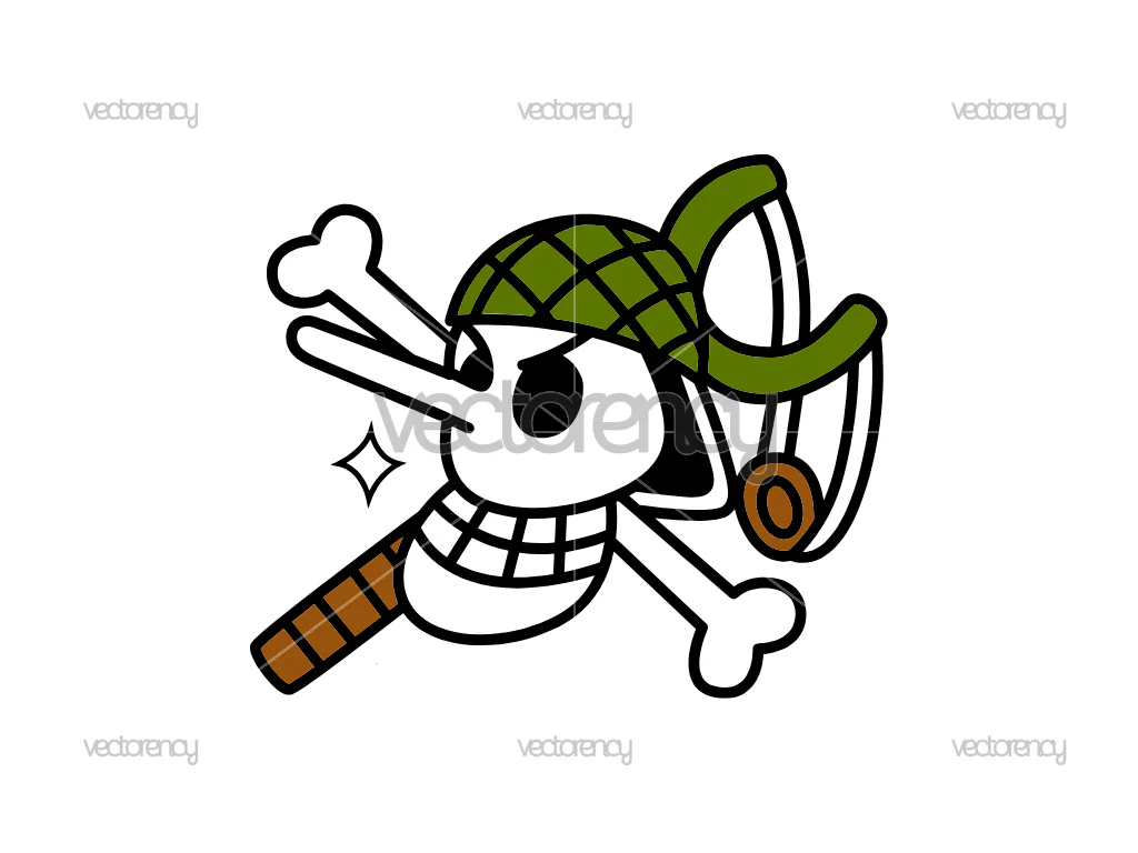 Jolly Roger One Piece Logo Symbol SVG