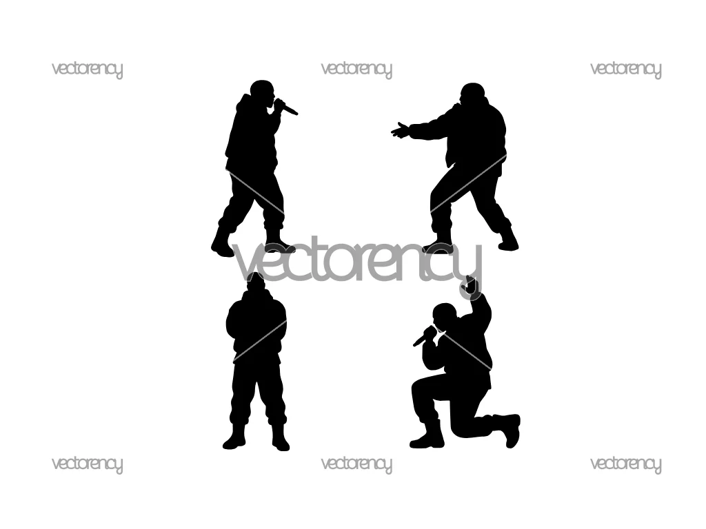 Kanye West Silhouette