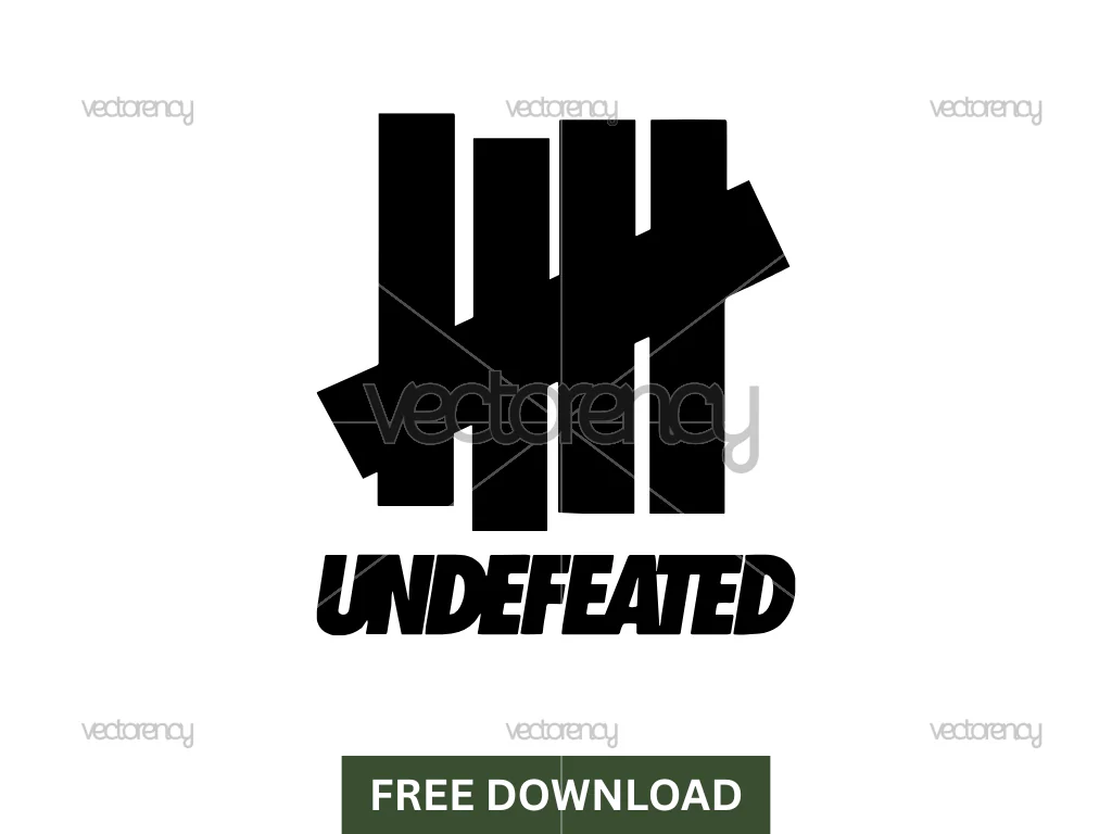 Undefeated Logo Free SVG