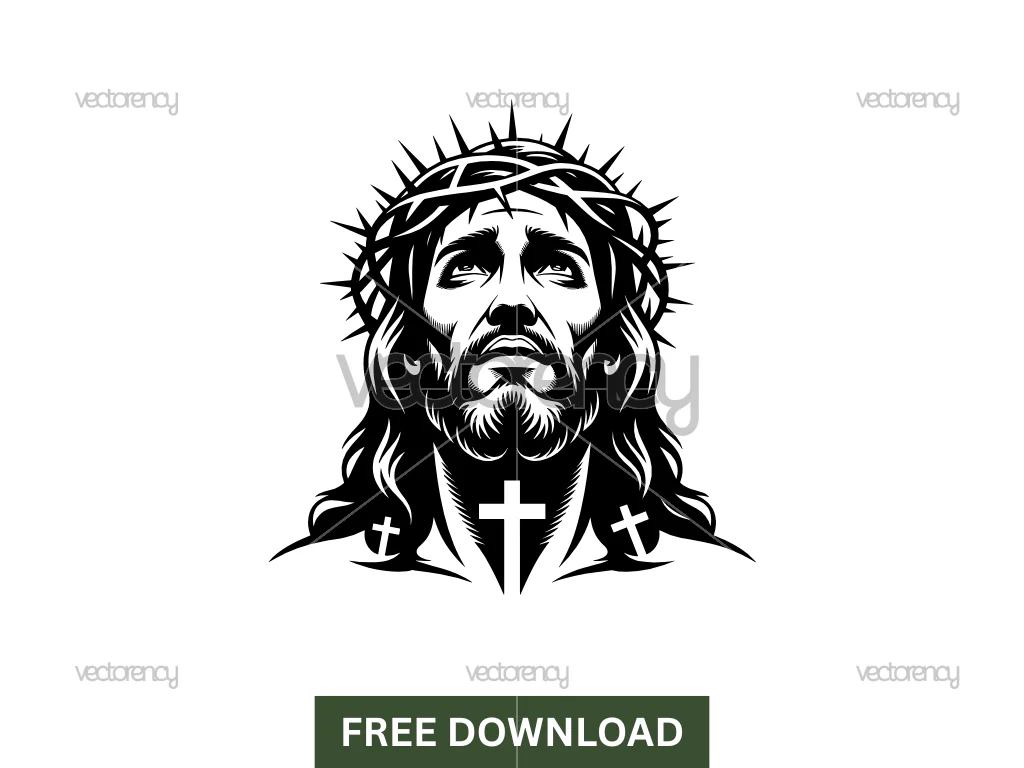 Jesus SVG File Free