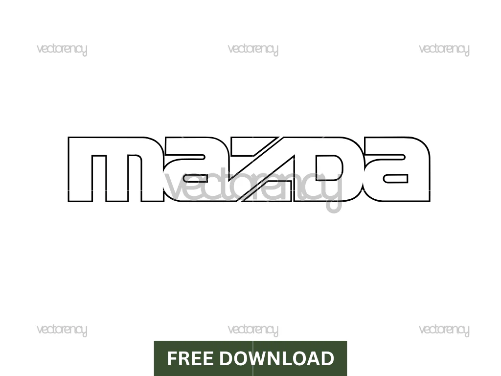 Mazda Outline Vector Free