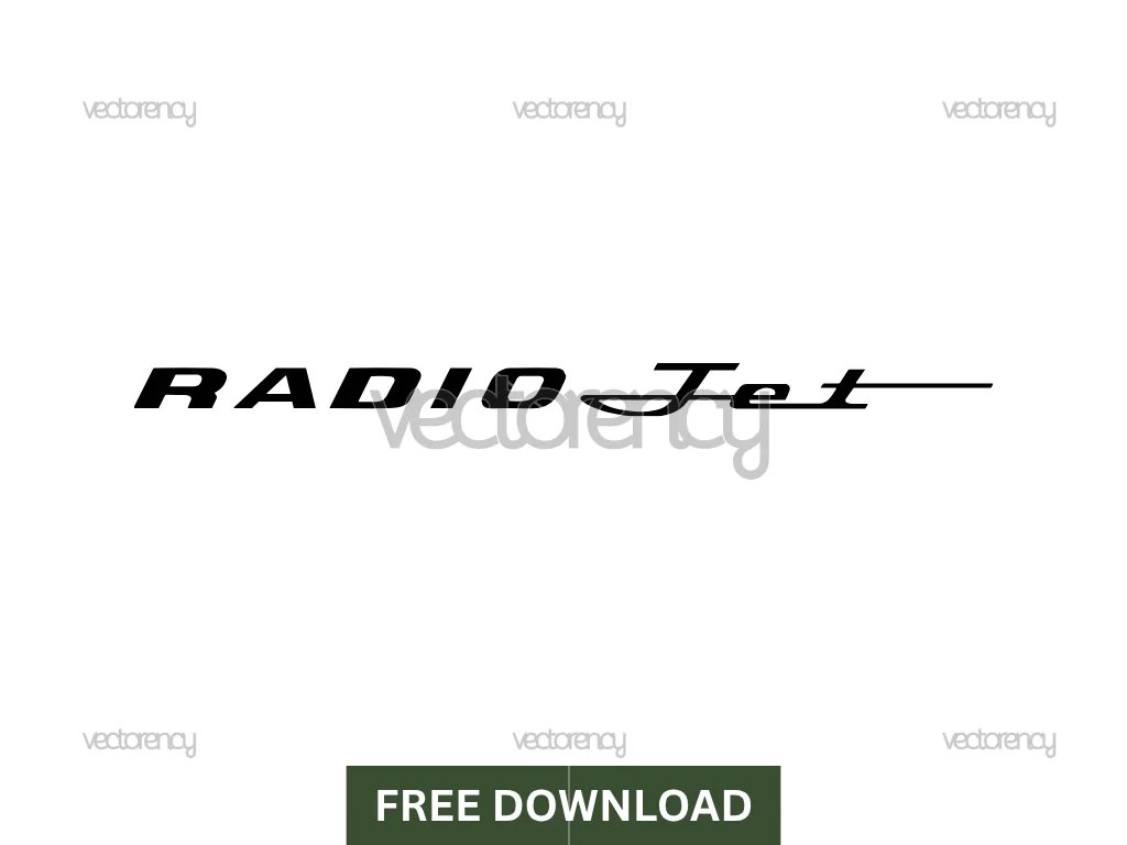 RadioJet Logo SVG Free