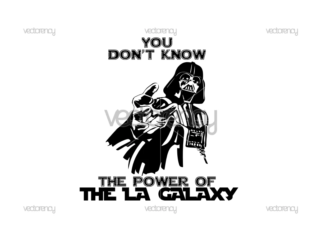 Darth Vader LA Galaxy Free SVG
