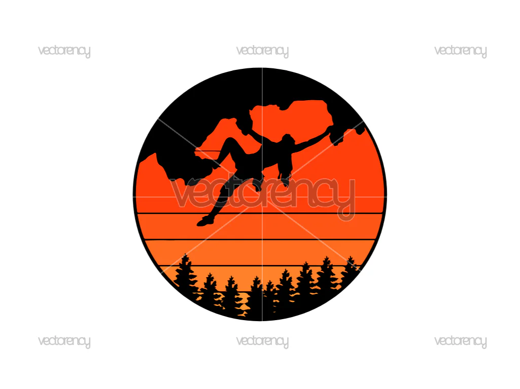 Rock Climbing SVG Free Download