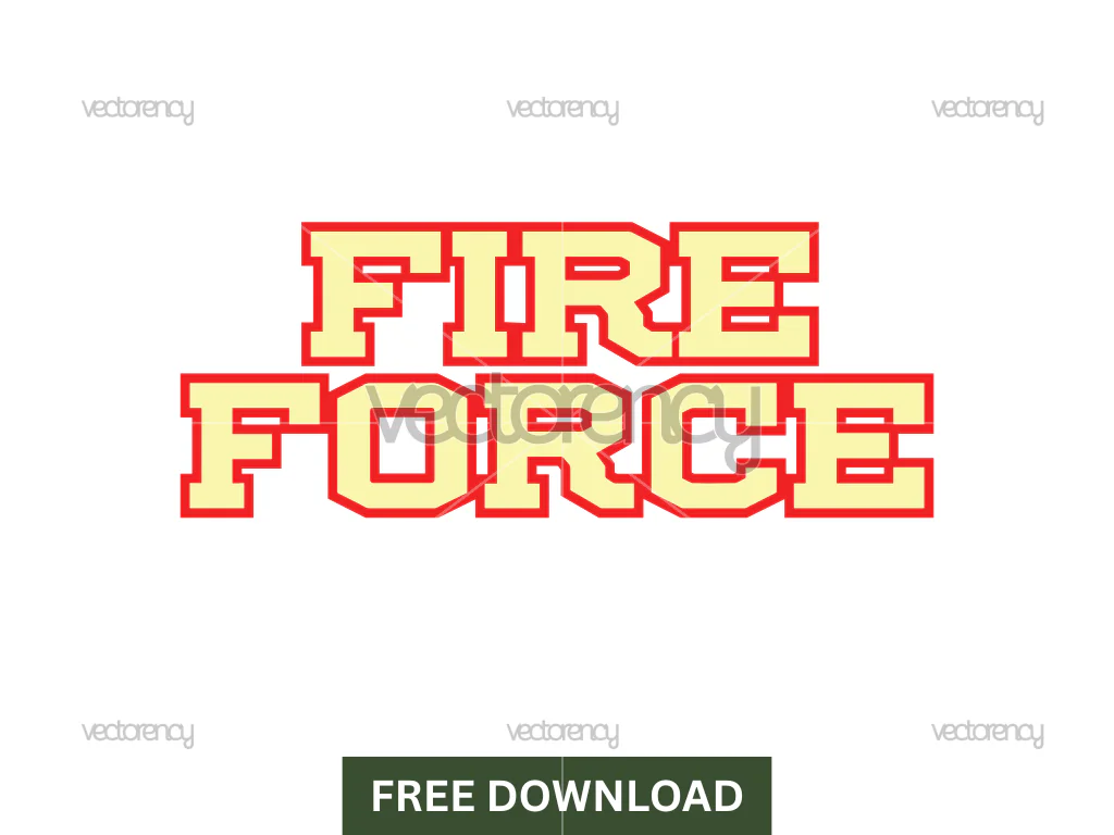 Anime Fire Force Logo SVG Free