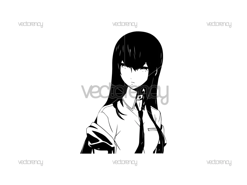Kurisu Makise Steinsgate Vector