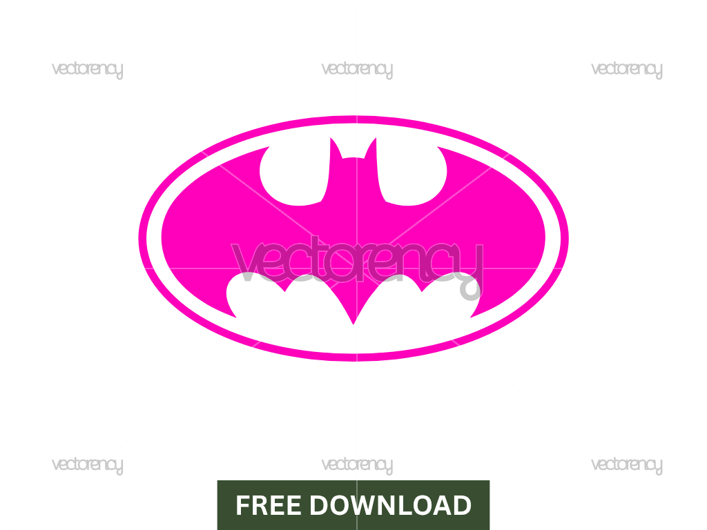 Batman Pink Symbol Icon SVG Free