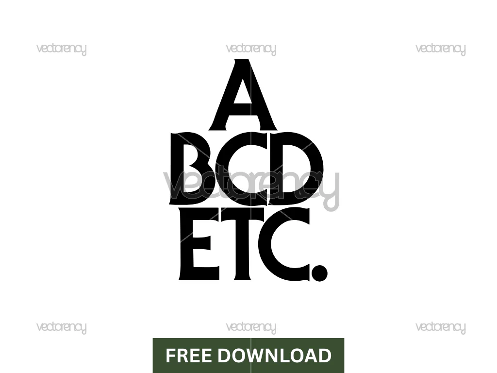 ABCDETC SVG Free
