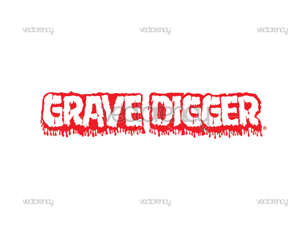 Grave Digger Logo Vector SVG PNG DXF