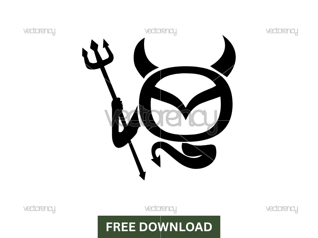 Mazda Evil SVG Cut File Free