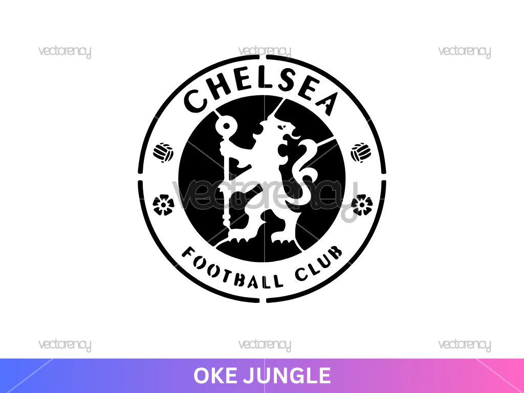 Chelsea FC Stencil Logo