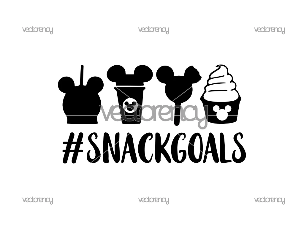 Snack Goals SVG Free for Cricut