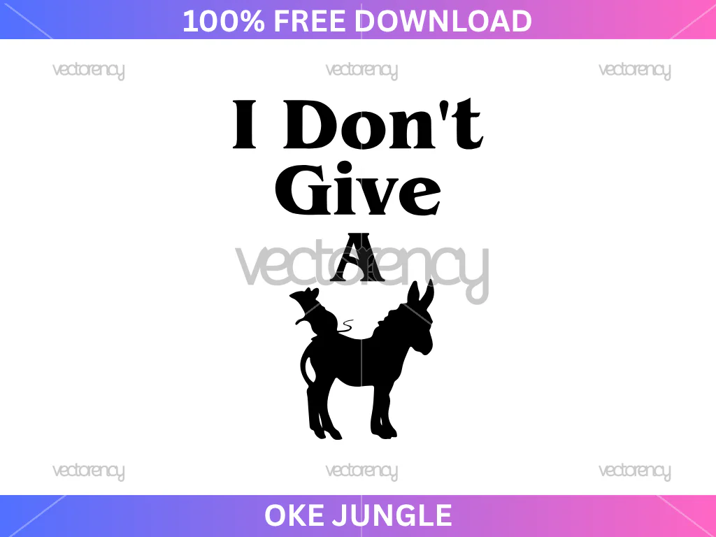 Free I Dont Give a Ratsass SVG