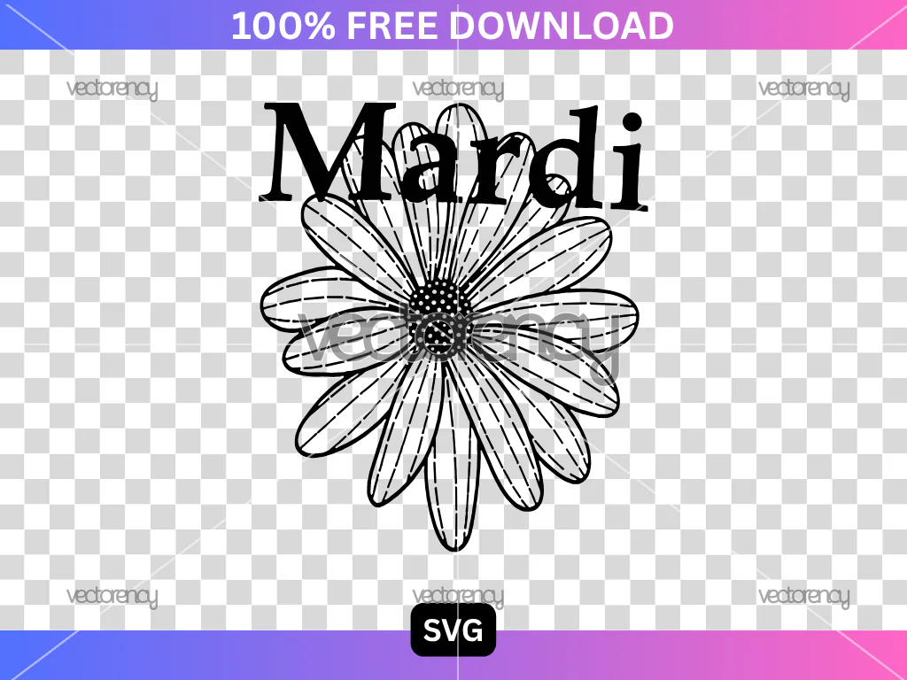 Mardi Logo SVG Free