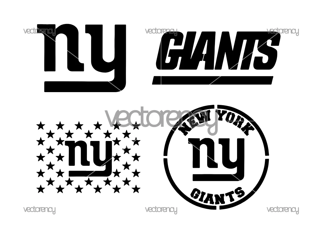 NY Giants Stencil New York Giants Logo Cut File NFL Football Stencil