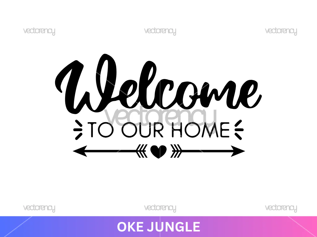 Welcome to Our Home Clipart
