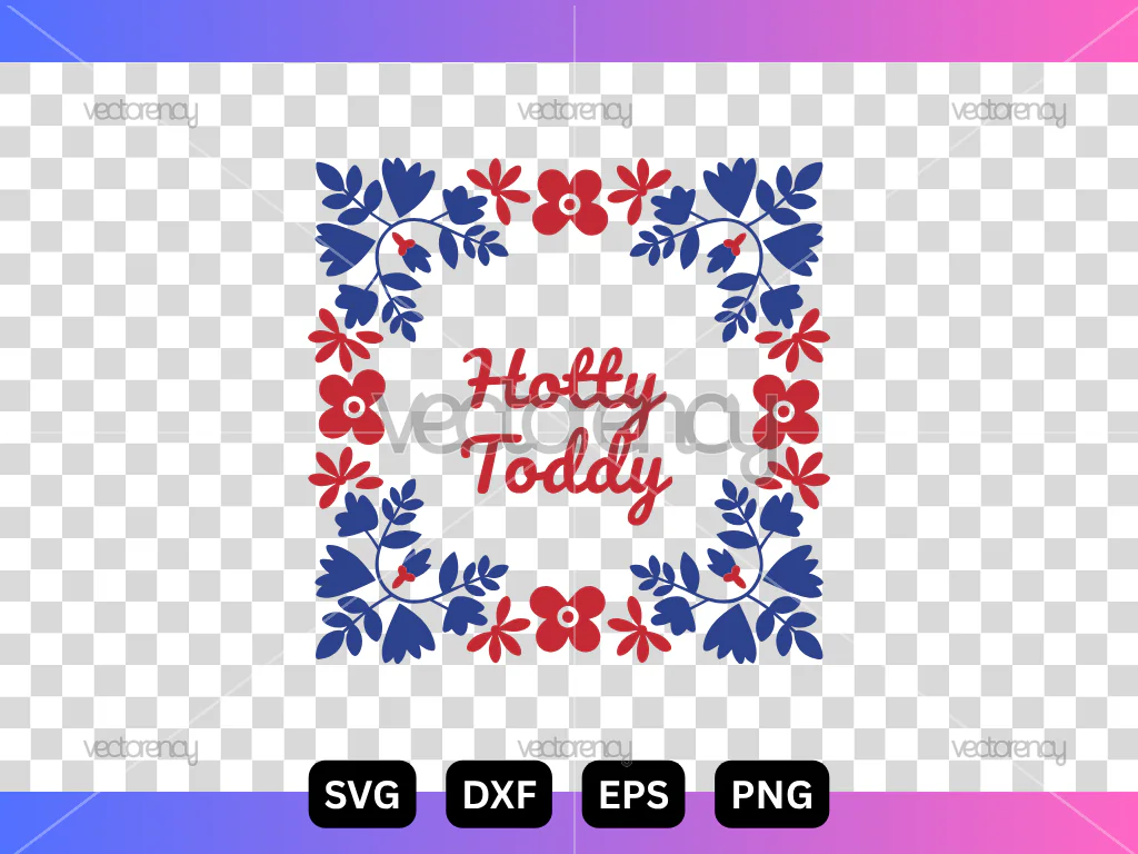 Ole Miss Mississippi Hotty Toddy Flowers SVG PNG EPS DXF
