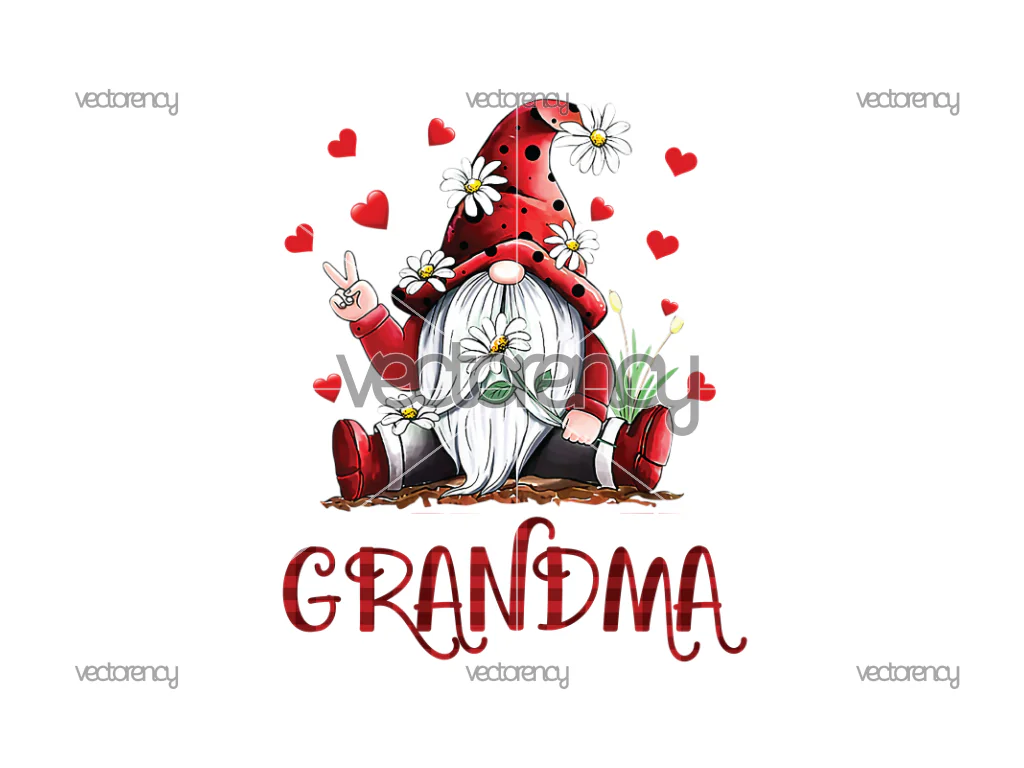 Grandma Gnome PNG