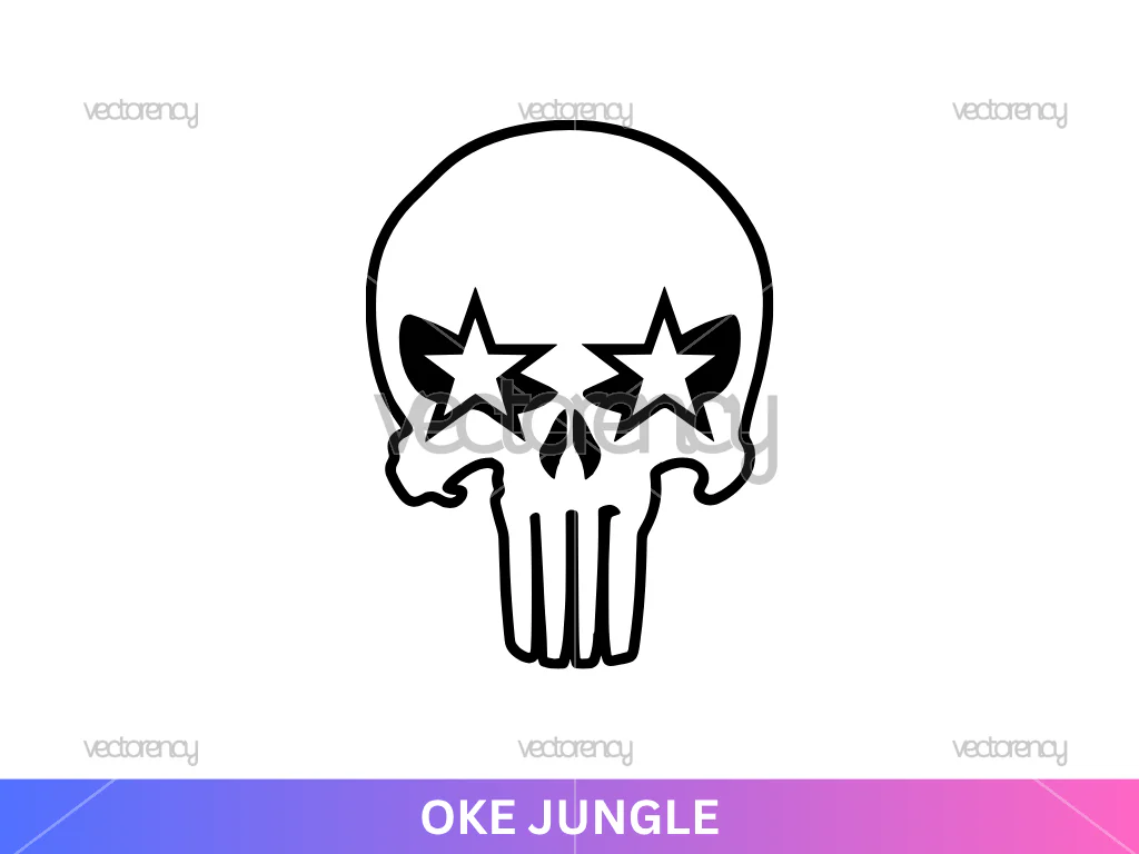 Punisher American Skull Cricut File