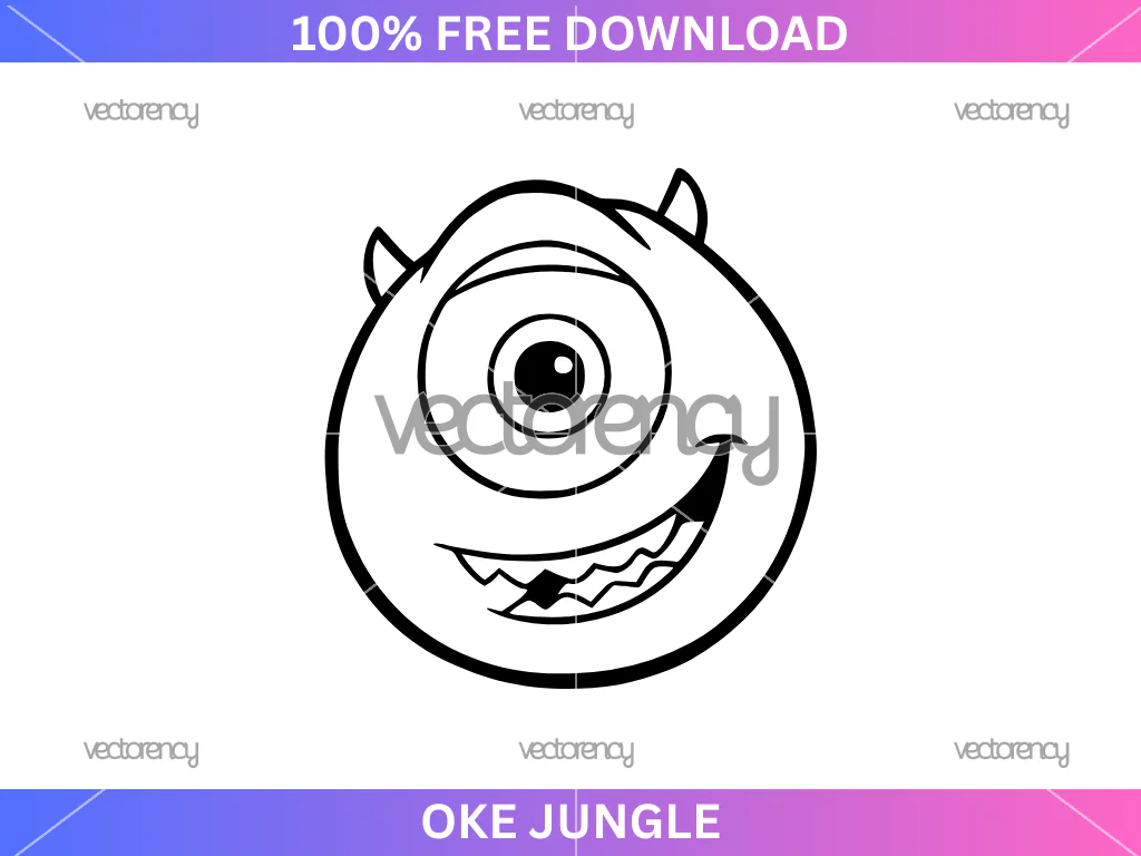 Mike Wazowski SVG Free