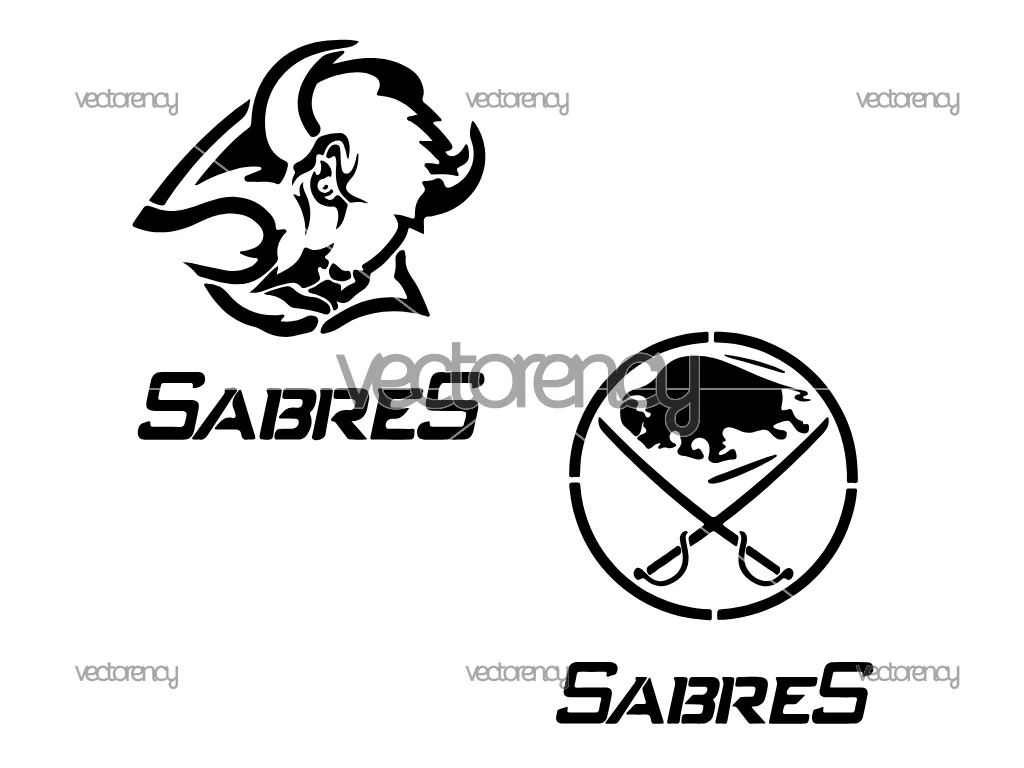 Buffalo Sabres SVG, NHL Hockey Cut File, Sabres Vector Design, Cricut & Silhouette Digital Download