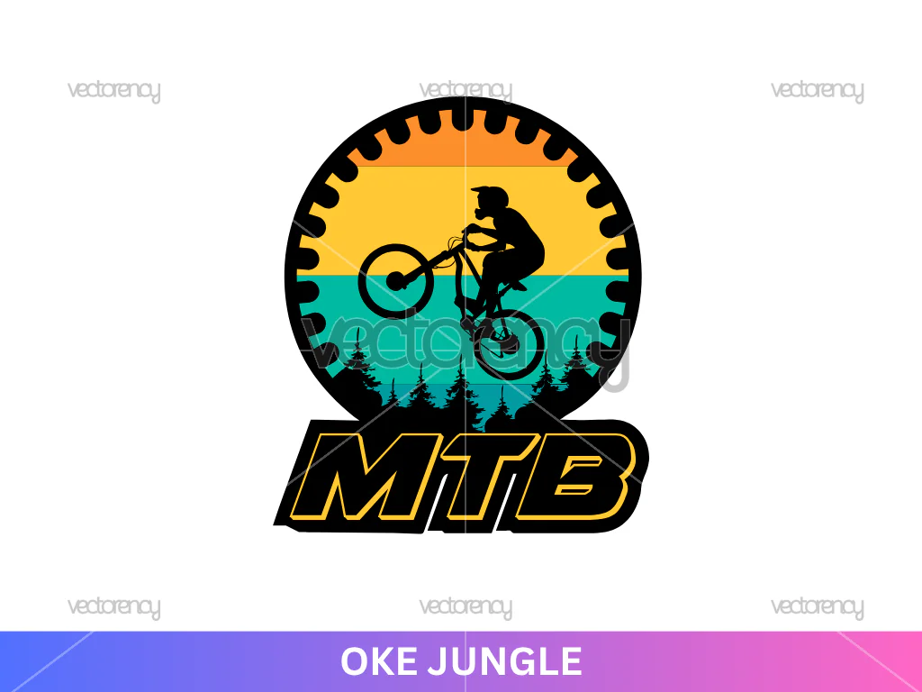 Retro Mountain Bike SVG Mountain Bike Gear