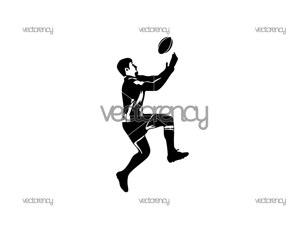 Free Rugby SVG Silhouette