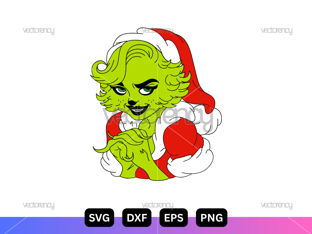 Grinch SVG Bad Bunny Grinch Christmas