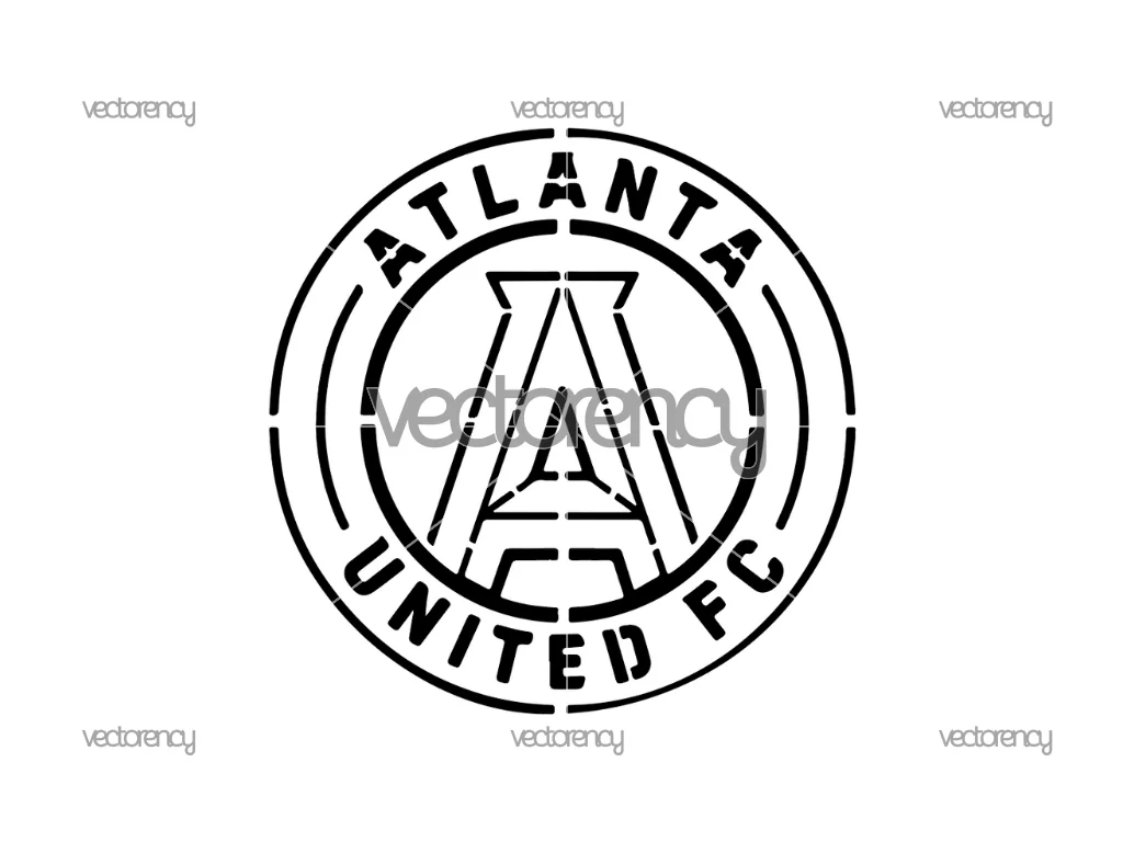 Atlanta United FC Logo Vector, MLS Soccer Cut File, Atlanta United SVG Digital Download