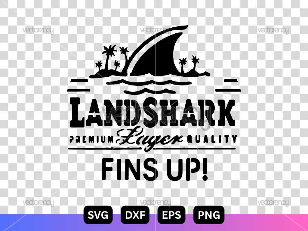 Landshark Laser Cut File DXF SVG EPS