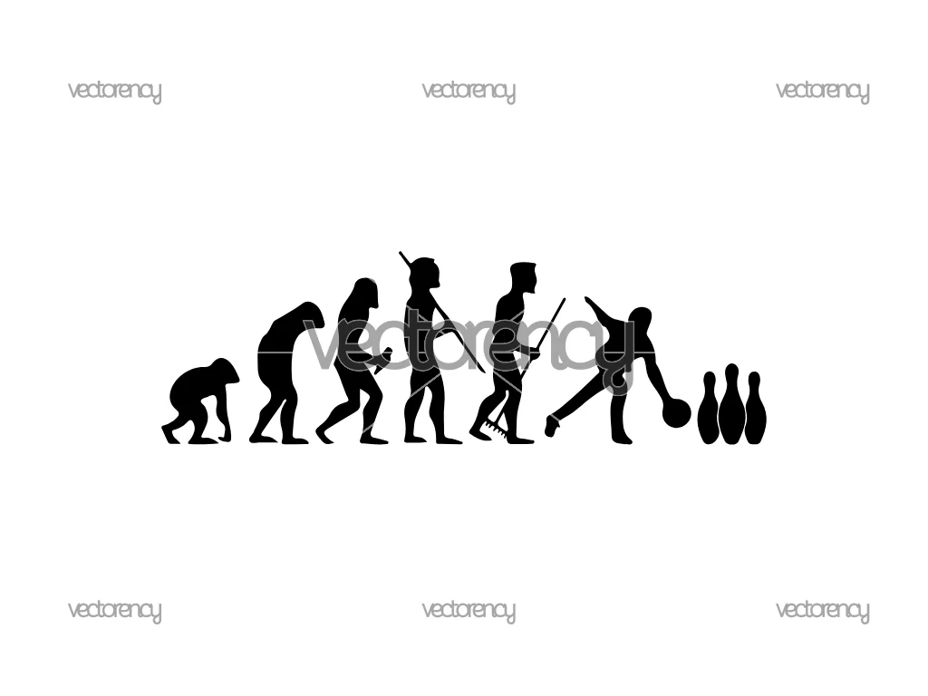 Bowling SVG Evolution Free Download