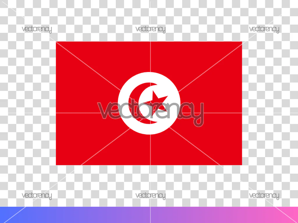 Tunisia Flag Vector SVG