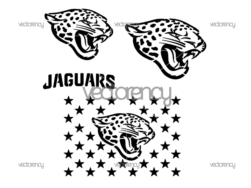 Jacksonville Jaguars SVG Cut File for Cricut and Silhouette, NFL Football Logo Vector