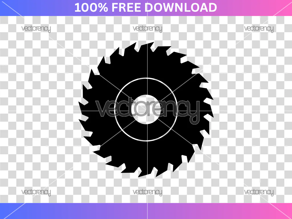 Saw Blade SVG Free