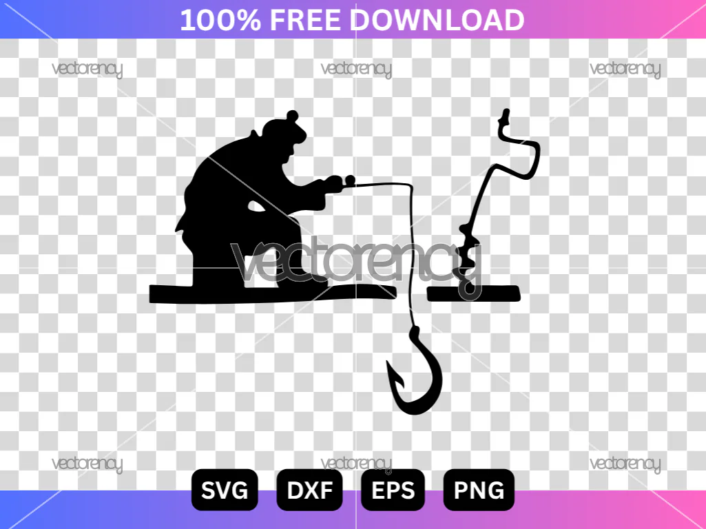 Free Fishing and Carp Hunter SVG