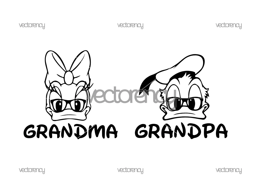 Grandma Grandpa SVG PNG EPS DXF