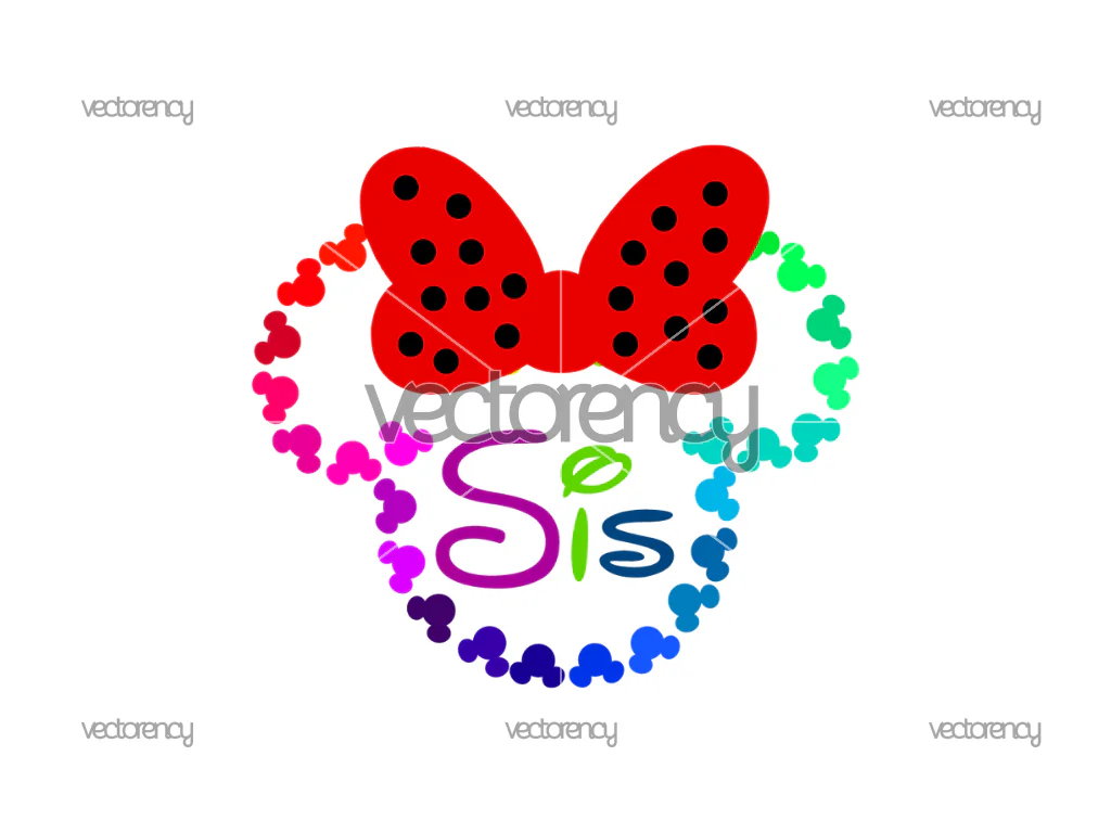 Minnie Sis Mouse PNG Free Download