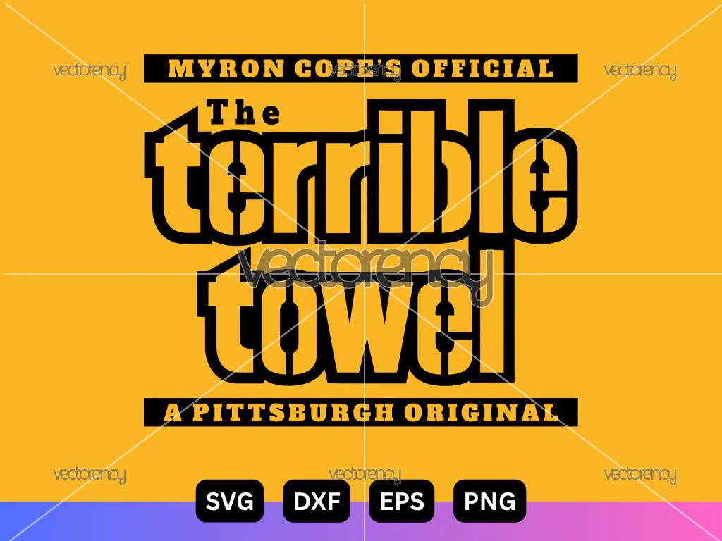 Steelers Terrible Towel SVG Vector Logo