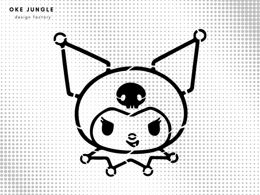 Kuromi SVG DXF, Instant Download