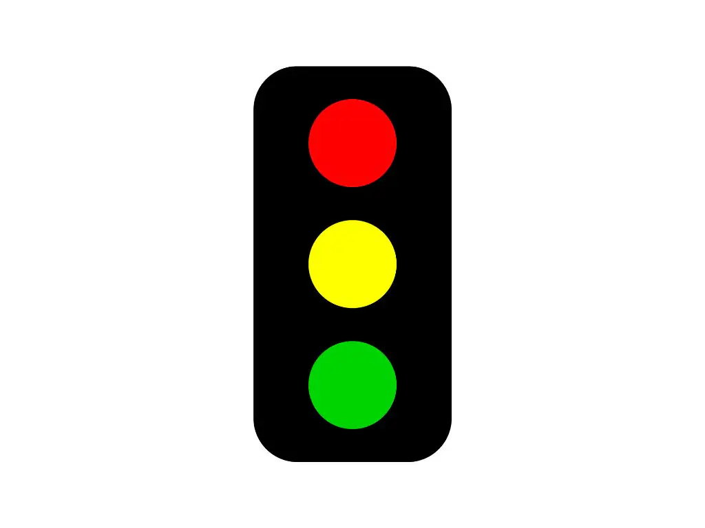 Traffic Light Silhouette Svg