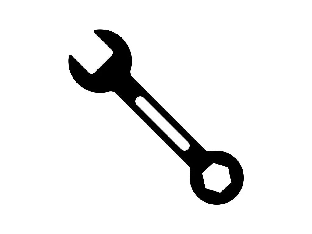 Wrench Silhouette Svg