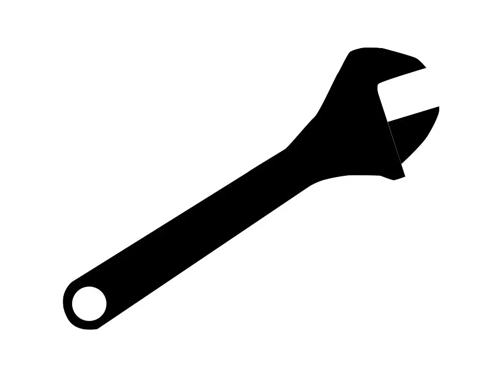 Wrench Silhouette Svg #3