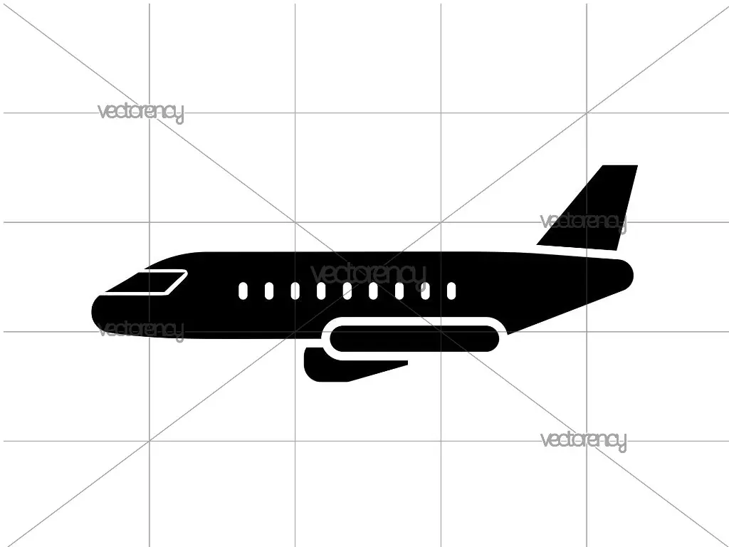 Airplane Silhouette Svg #4