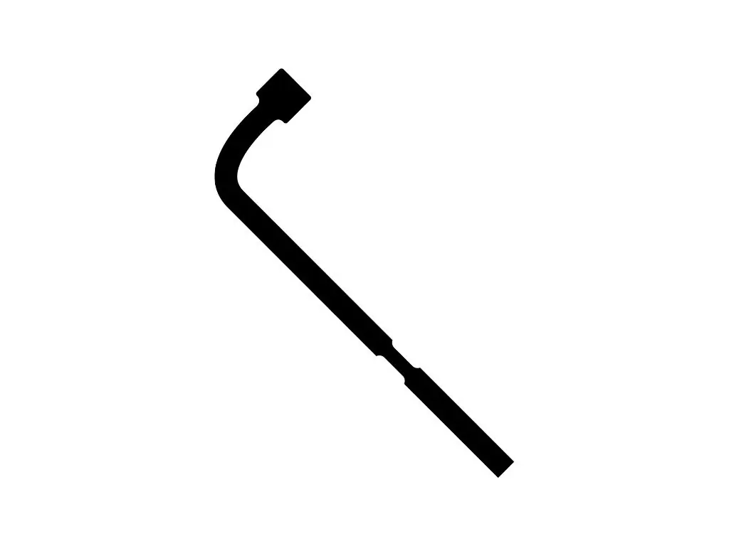 Lug Wrench Silhouette Svg #2