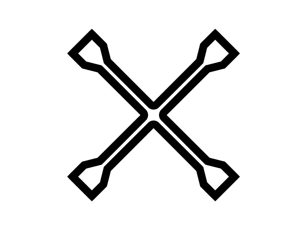 Lug Wrench Silhouette Svg