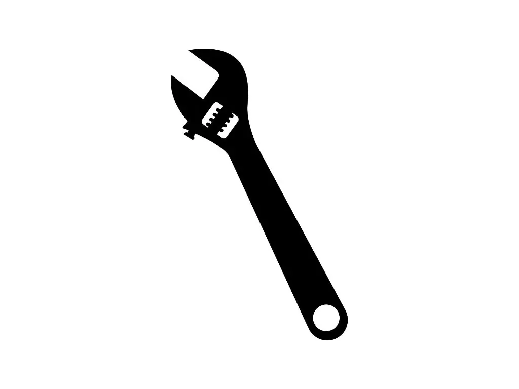 Wrench Silhouette Svg #2