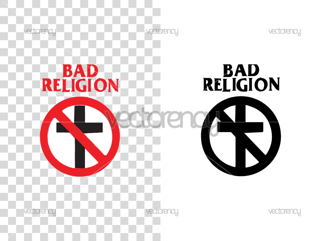 Bad Religion Classic Cross SVG PNG HD