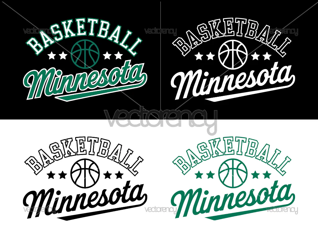 Basketball Minnesota SVG Design Download