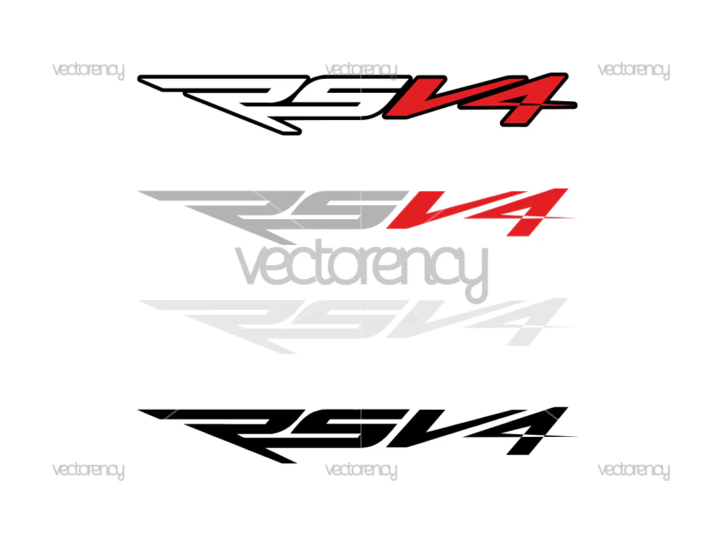 Aprilia RSV4 Logo Vector Cut File SVG PNG HD